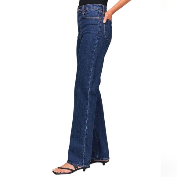 Abercrombie & Fitch Plus Size 37 24 '90s Straight Ultra High Rise Jean NWT - Picture 5 of 12